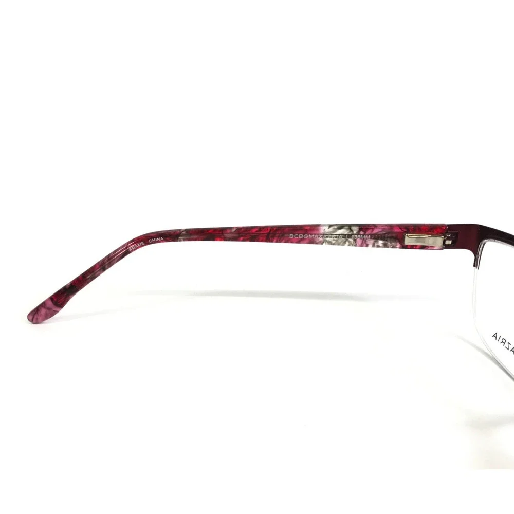 BCBGMAXAZRIA Eyeglasses Frames KANA WINE Red Cat Eye Half Rim 53-17-135
